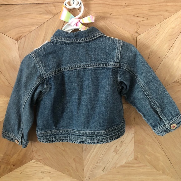 Embroidered baby girl Naartjie jean jacket - Picture 7 of 8